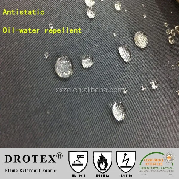 firepro fr static-free anti-acid fabric en1149-1 metal fiber for