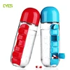 Factory direct hot sell durable BPA free pill box water bottle