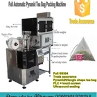 Full automatic pyramid tea bag packing machine with electric weigher measuring