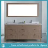 Commercial modern PVC bathroom vanities like real wood cabinet