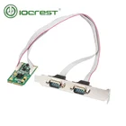 IOCREST Mini PCI express to 2 Serial Port Card RS-485/422 Adapter For Intel Mini ITX