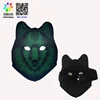 Wholesale High Brightness Sound control led full face party mask,custom el panel mask for Halloween,party, night club