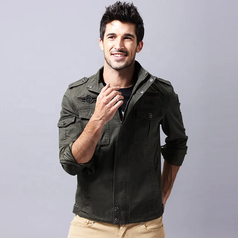 2019 New Hot Selling Men Cotton Stand Collar Lightweight Front Zip Jacket, Black /army green / khaki
2019 New Hot Selling Men Cotton Stand Collar Lightweight Front Zip Jacket, Black /army green / khaki