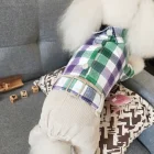 Hot Sales New Arrival Checked Plaids Spring Fashion Pet Dog Clothes