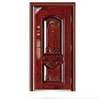 China product swing security steel main entrance door wrought iron door