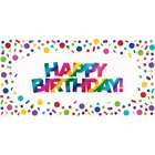 Decorations Hanging 7x5FT Custom Happy Birthday Banner
