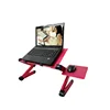 Factory directly Modern Red Computer table folding laptop desk