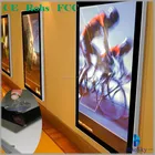 Large cinema color matching advertising LED magnetic panel light box with led panne light box of suction cup opening