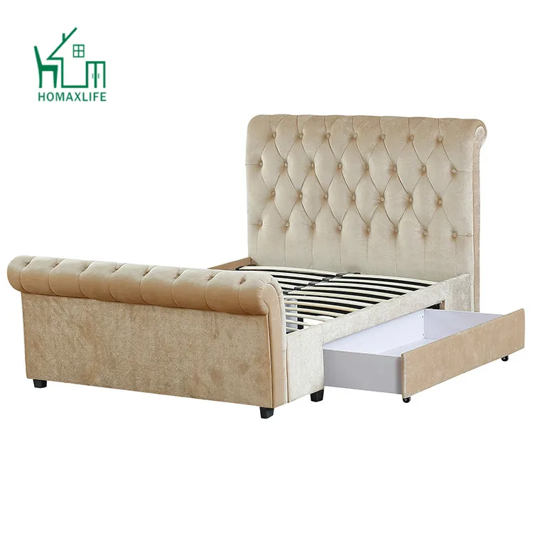 Free Sample Queen Bed Frames With Drawers King Size Queen Buy