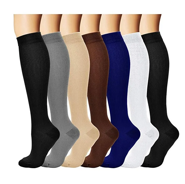 Copper Knee High White Socks Best Compression Socks Athletic Medical Travel 15-20mmHg Dress Socks
Copper Knee High White Socks Best Compression Socks Athletic Medical Travel 15-20mmHg Dress Socks