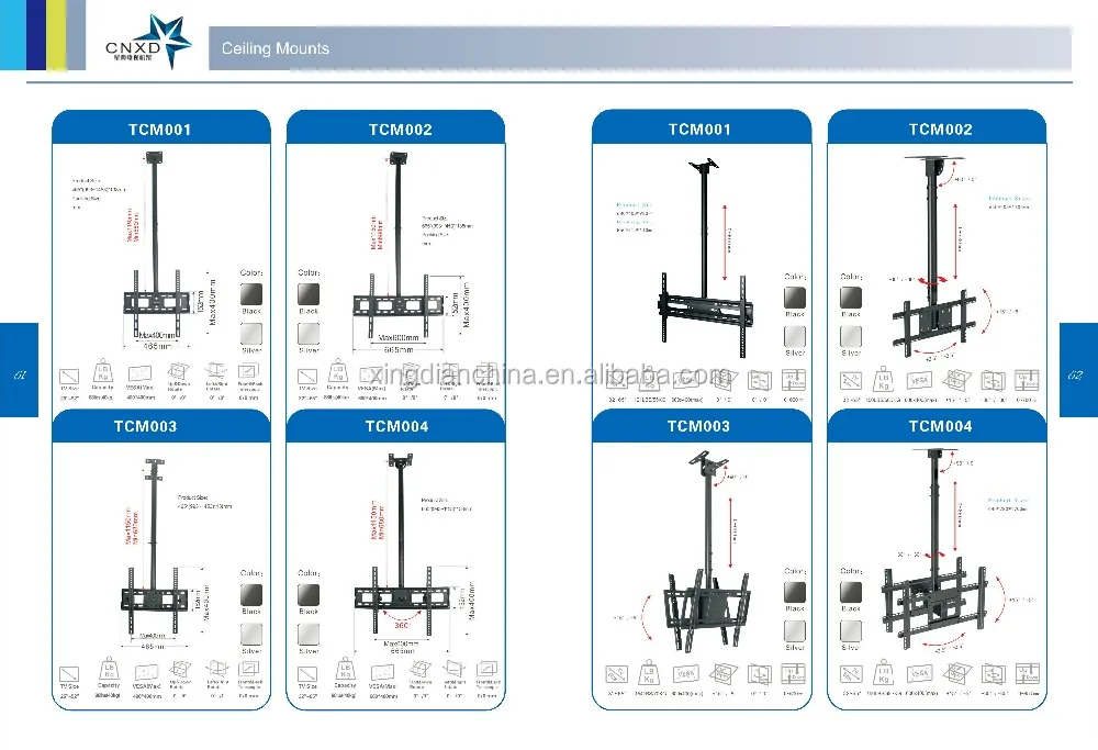 Newest Classic Motorized Rotating Tv Lift Floor Stand Tv Ceiling Mounts