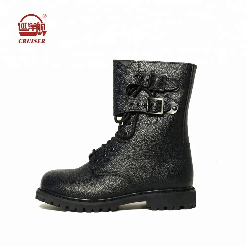 waterproof black leather American style horse riding boot