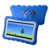 Cheap 7 inch Quad Core Kids Tablet PC with silicon case stand