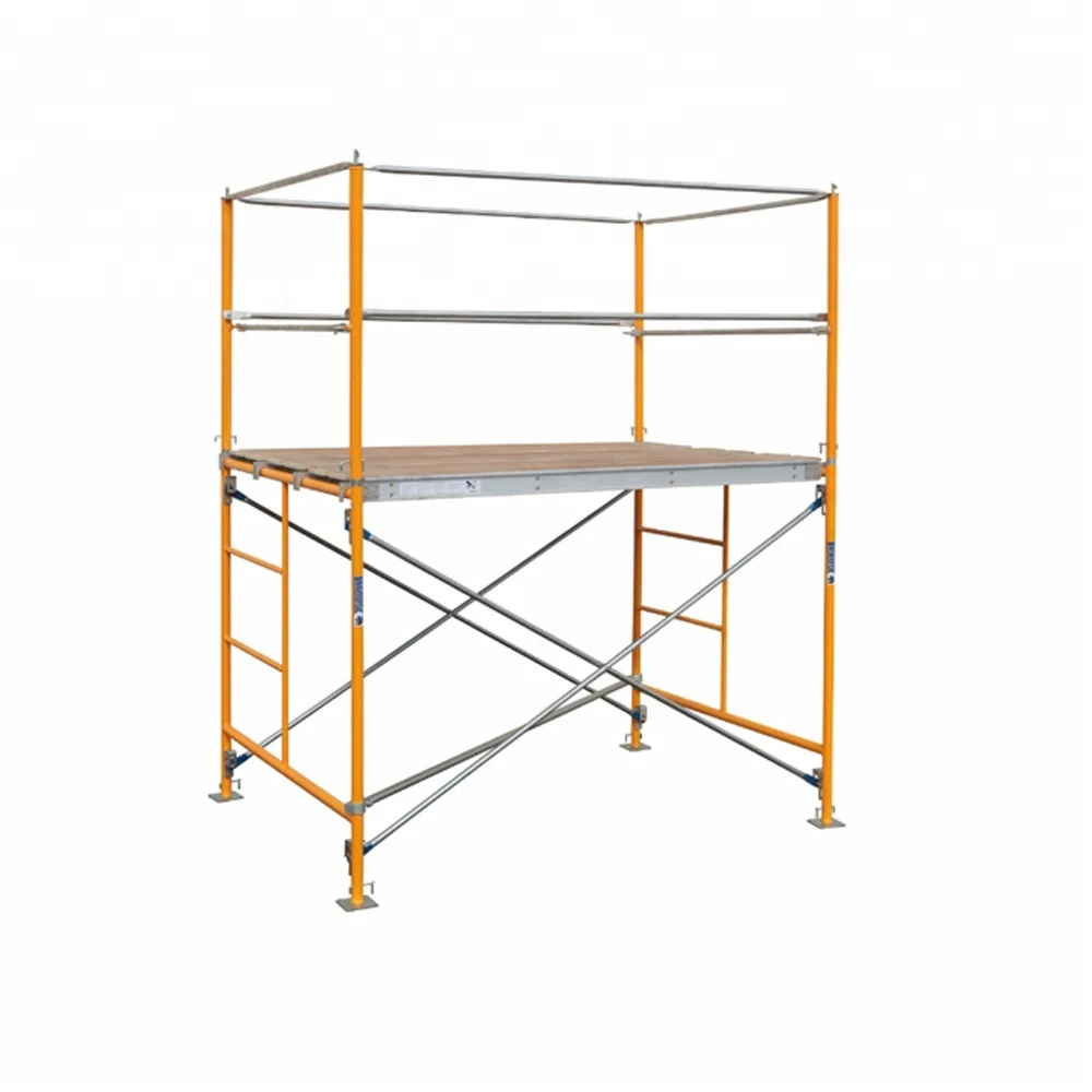 Steel mobile frame scaffolding