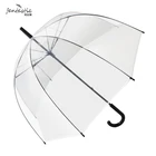 Promotional Women Clear Dome Shaped Transparent Umbrella Design