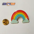 Wholesale high quality metal lapel pin custom soft enamel pin with butterfly clutch and backing card lapel badges