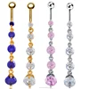Hot Sale Tribal Set Belly Button Rings Dangle Body Jewelry For Lady CCSP-006