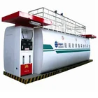 20ft and 40ft mobile fuel tank double walled portable fuel station