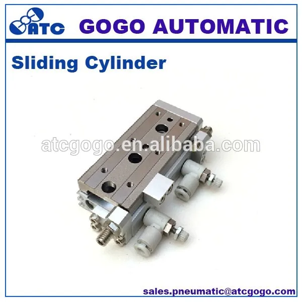 smc type pneumatic air slide cylinder mxq