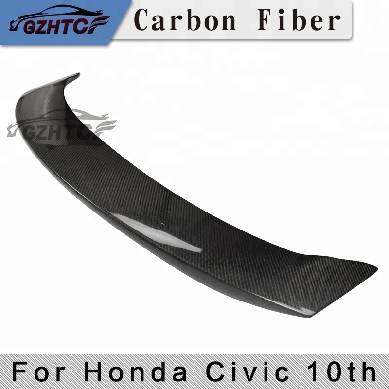 HONDA CIVIC için 10th arka spoiler MC tarzı karbon fiber