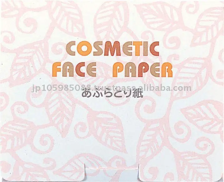 japanese aburatori-gami (oil blotting paper / oil absorbent