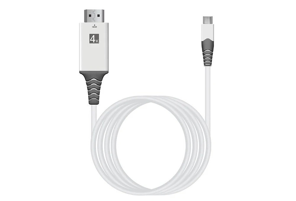 USB Type-C to HDMI Cable [Thunderbolt 3 Compatible] for MacBook Pro 2018/2017, MacBook Air/iPad Pro 2018, Surface Book 2 Samsung - ANKUX.COM