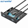 3.5" 2 Port USB 3.0 Computer Case Front Panel with 2 in 1 HD Audio Output and Microphone Input Port