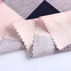 Custom women garment striped knitted single jersey textile fabric stocklot fabric in china
