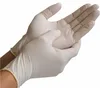 Health and medical free samples disposable natural white latex examination latex gloves