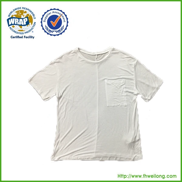 Custom cheap short sleeve Blank round neck T-shirt