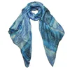High quality sun-proof custom printed cooling Thai silk scarf