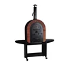 Freestanding Terracotta Portable Stone Charcoal Wood Pizza Oven