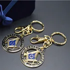 personalized masonic zinc alloy type and craft key chains