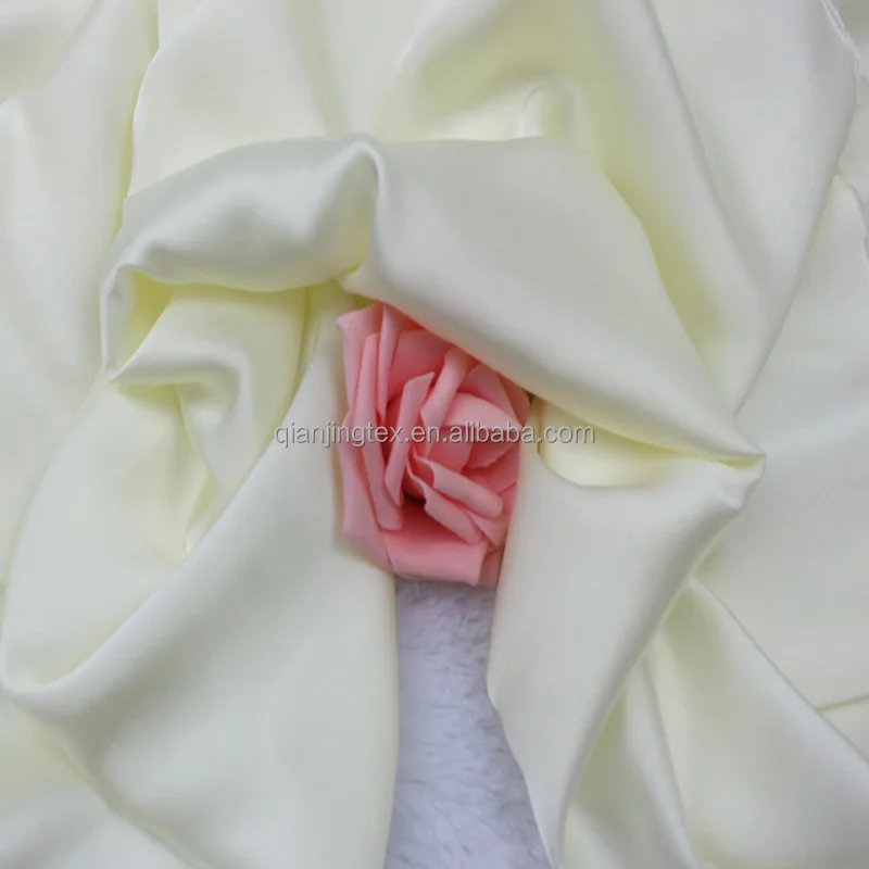Good  drapery imitated silk satin woven stretch satin chiffon fabric for dress
