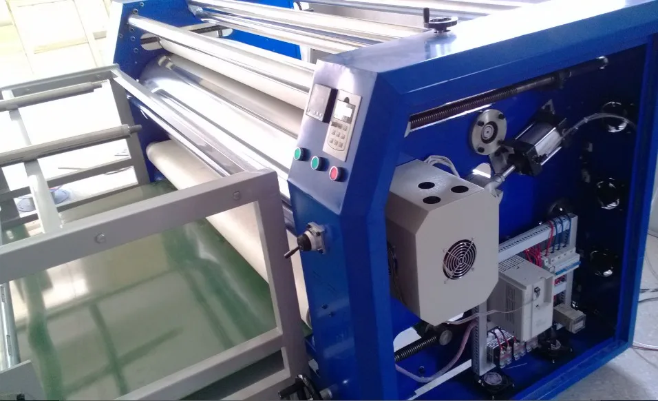 Roll to Roll Rotary Heat Press Machine,Roller Drum heat transfer machine