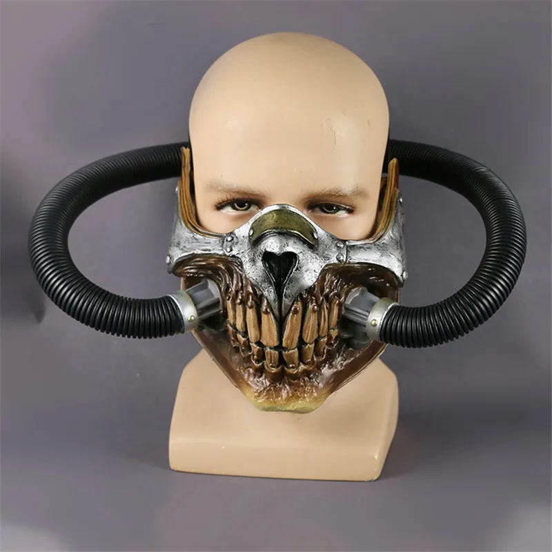 Cosermart Movie Mad Max Mask Helmet Punk Mask Skeleton Mask Halloween Devil Props Cosplay PVC Accessory Mask (4)