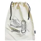 Hot sale promotional cheap recycled reusable organic cotton canvas shoe bag