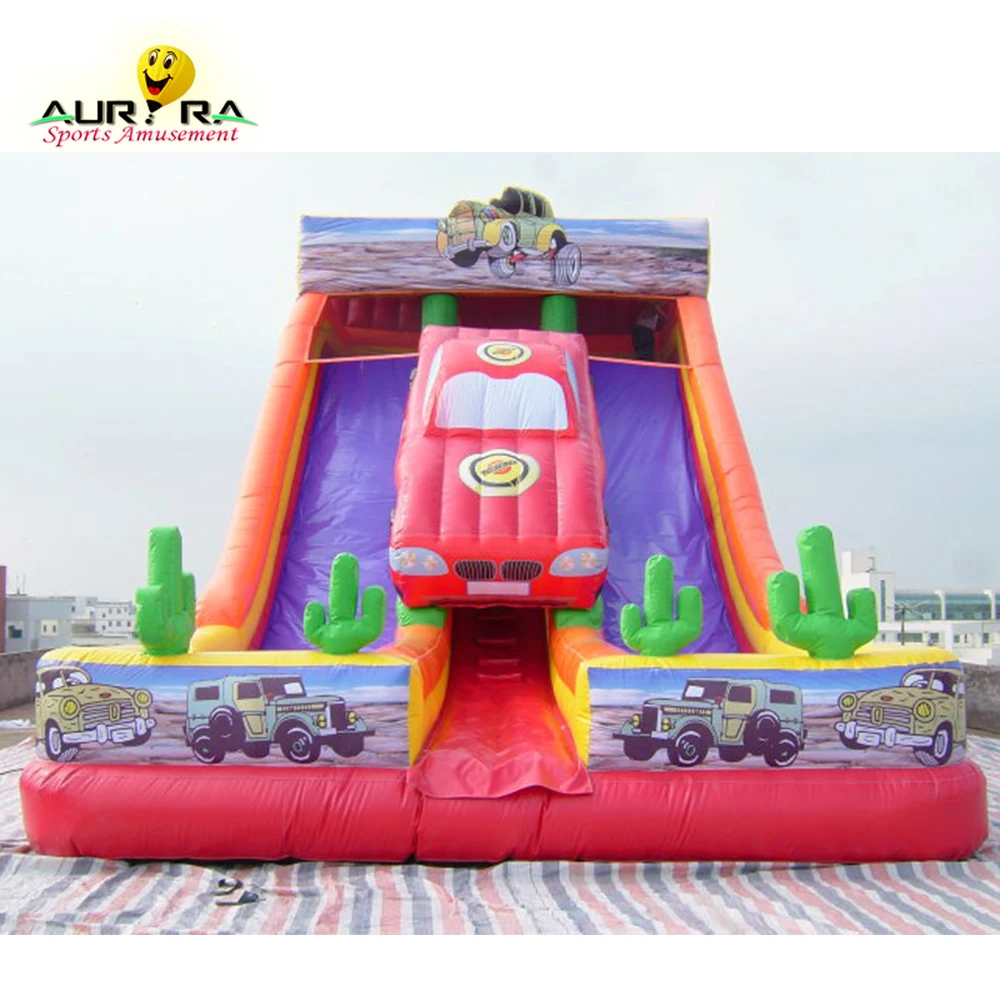 High quality fun factory inflatable cartoon slide big red car double sides slide for sale, Customized
High quality fun factory inflatable cartoon slide big red car double sides slide for sale, Customized
