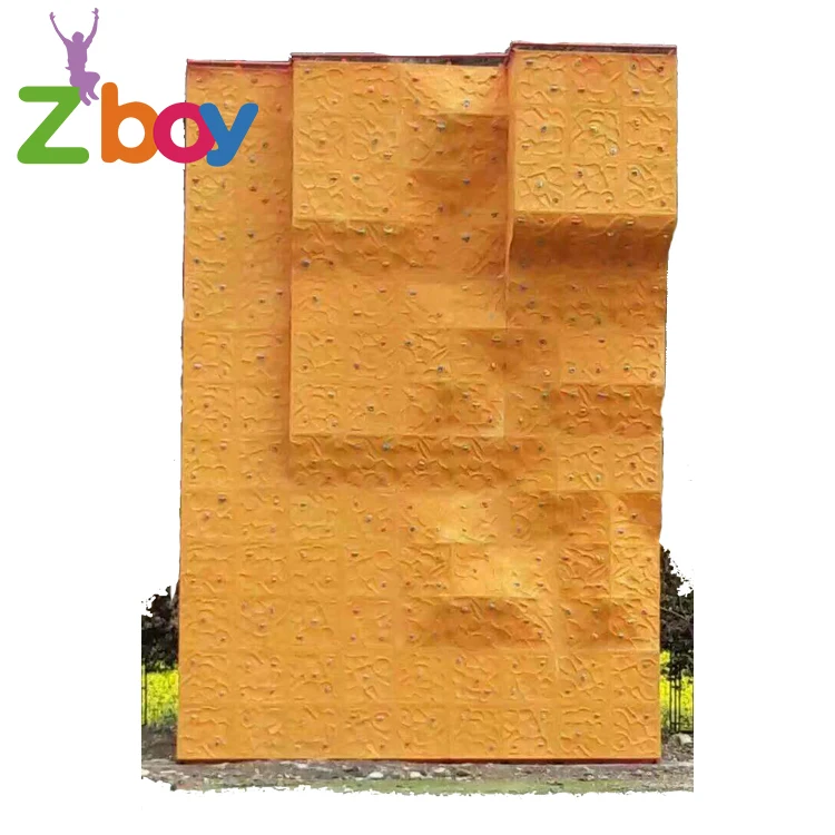 customized outdoor gym people climbing wall with