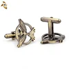 Factory Supplier Wholesales The Hunger Game bird cufflink with enamel