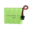 high capacity AA size 2400mAh rechargeable Ni-Mh battery pack with connector wholesale price from China