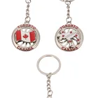Zinc alloy die casting metal custom country flag keychain australia souvenir keychain