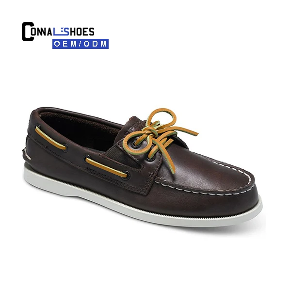 China kids shoes manufacturer Connal lace up rubber outsole leather kids summer boat shoes
China kids shoes manufacturer Connal lace up rubber outsole leather kids summer boat shoes
