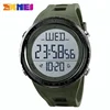 Skmei Top Brand Army Military Large Dial Men Sports Watches Chronograph Digital Alarm Clock Outdoor 50m Waterproof Led Watch Hot
