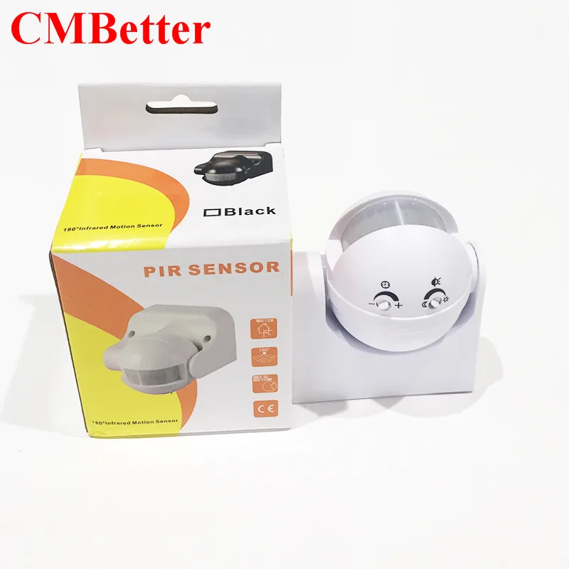 110-240V 50Hz 180 Degree Outdoor Security PIR Infrared Motion Sensor Detector Movement Switch  waterproof IP44 led sensor switch (7)