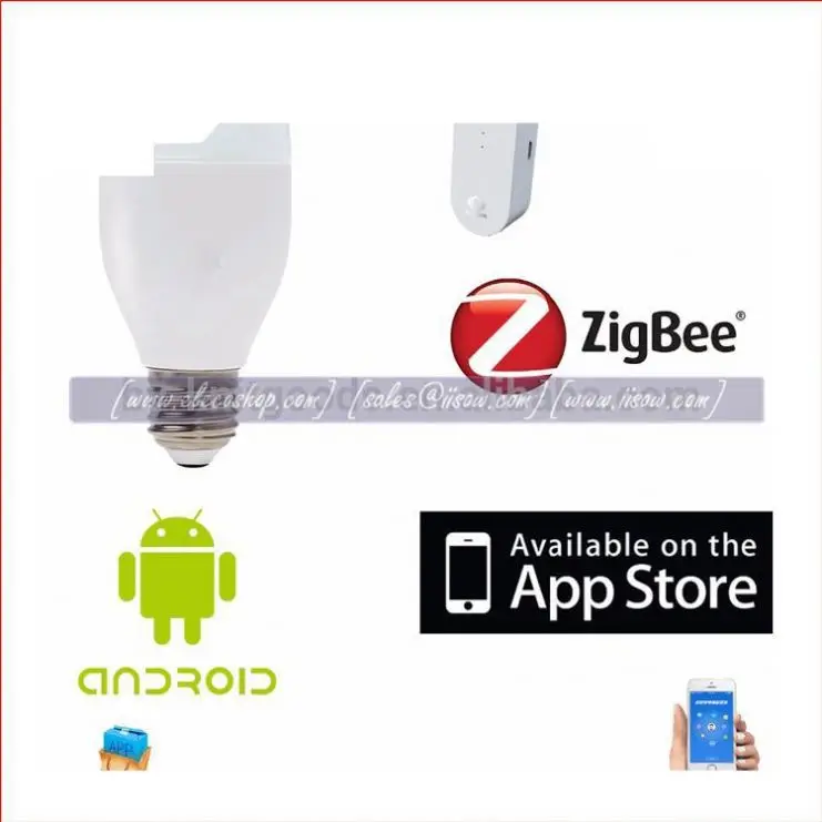 Supports ZigBee HA agreement 16 million colors bulb ZigBee SmartRoom bulb - Famidy.com