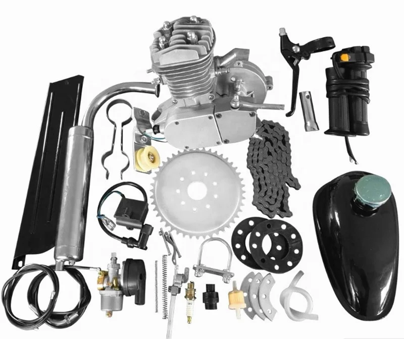 high performance 2 stroke 80cc bicycle engine kit 66cc gas petrol, Sliver ,black
high performance 2 stroke 80cc bicycle engine kit 66cc gas petrol, Sliver ,black
