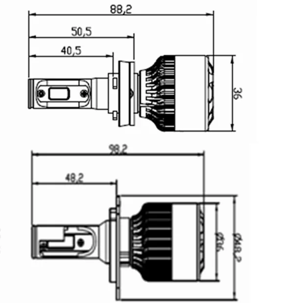 high brightness led light car supply Q2 led fog lamp for car with factory price