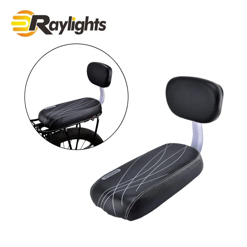 Bicycle Back Seat MTB PU Leather Soft Cushion Rear Rack Seat Children Seat with Back Rest, Black, blue, green, brown, pink, purple
Bicycle Back Seat MTB PU Leather Soft Cushion Rear Rack Seat Children Seat with Back Rest, Black, blue, green, brown, pink, purple