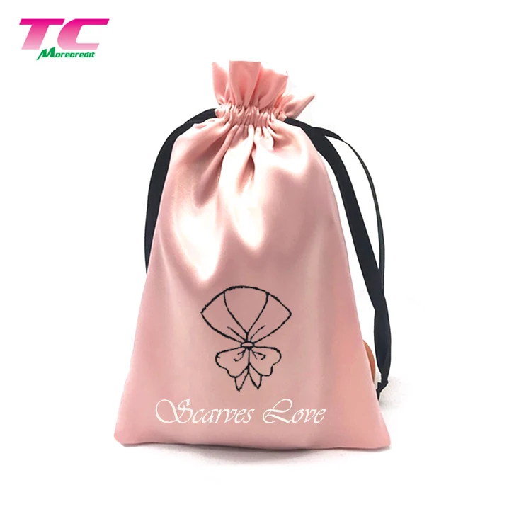 Custom High End Brand Pink Drawstring Gift Bags Factory, Personalized Printed Silk Satin Scarves Underwear Packaging Bag, 30+ colors are available
Custom High End Brand Pink Drawstring Gift Bags Factory, Personalized Printed Silk Satin Scarves Underwear Packaging Bag, 30+ colors are available